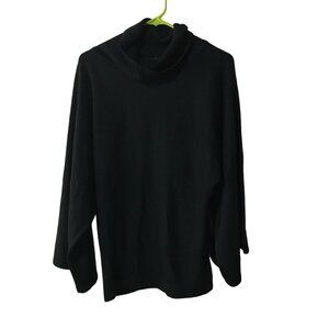 BCBG MAXARIA BLACK TURTLE NECK LONG SLEEVE SWEATER WOMENS XL
